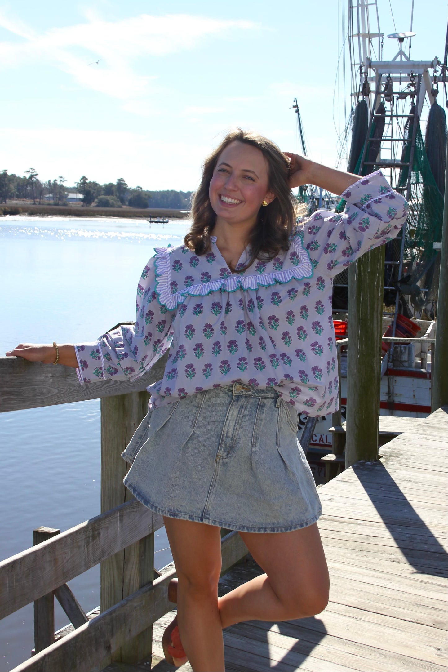 Lavender Blouse