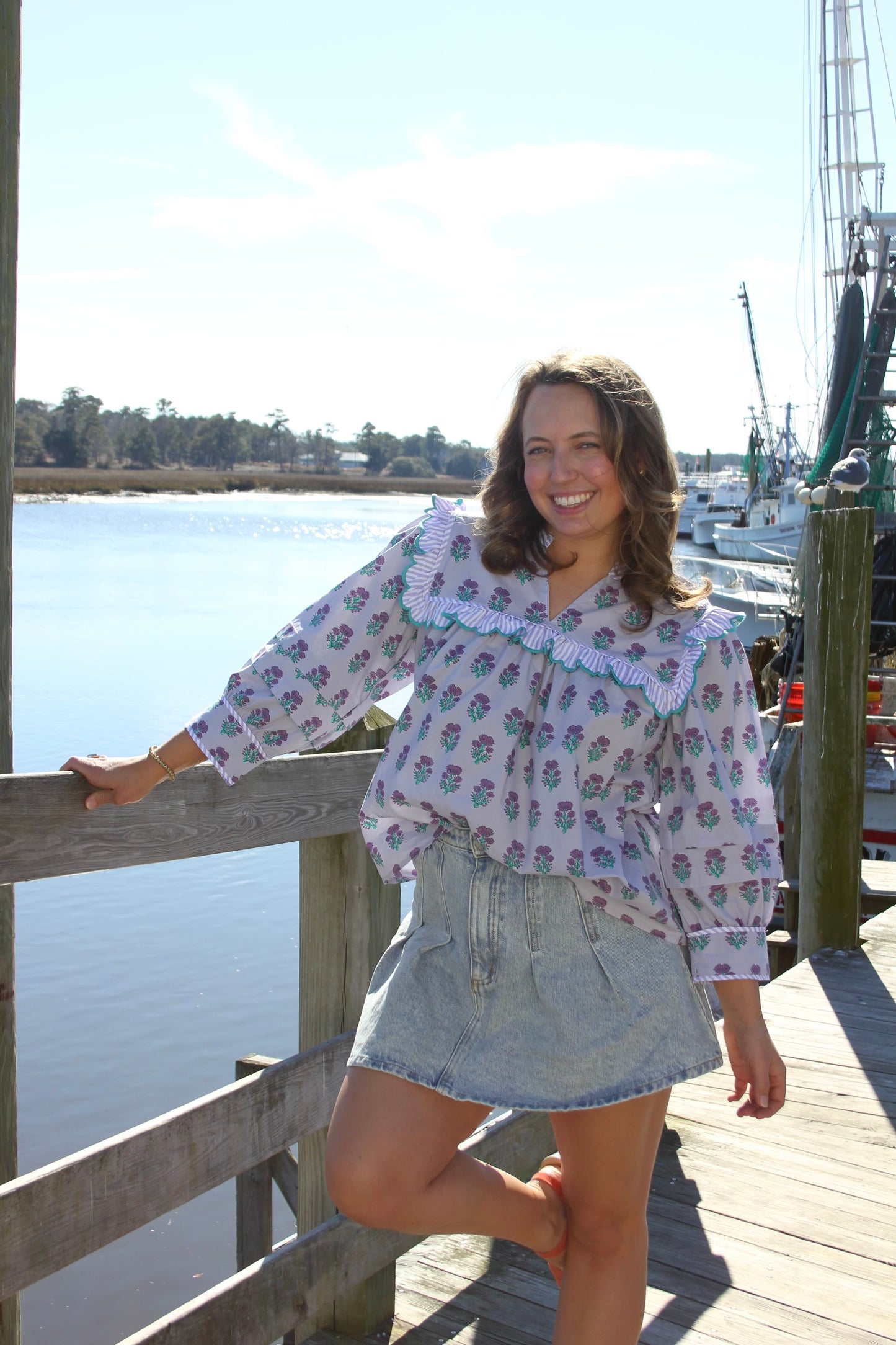 Lavender Blouse