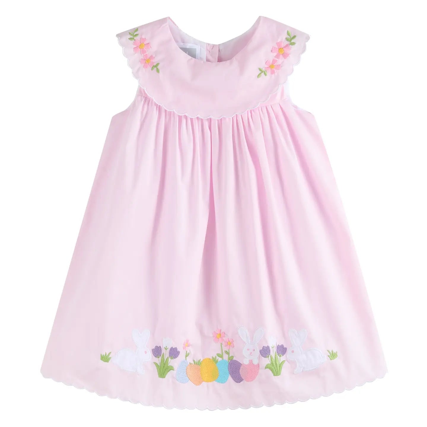 Pink Easter Appliqué Dress