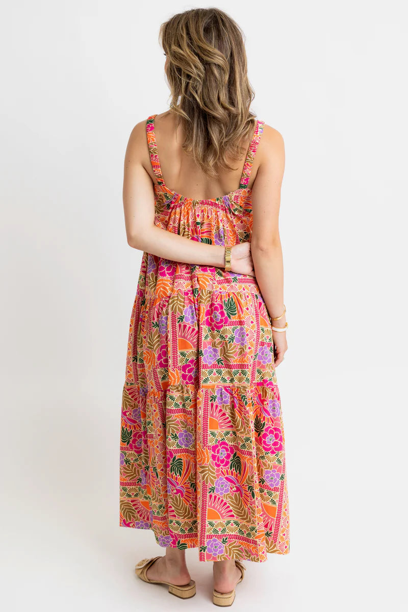 Toucan Tier Maxi Dress