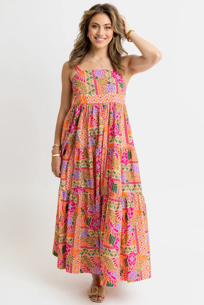 Toucan Tier Maxi Dress