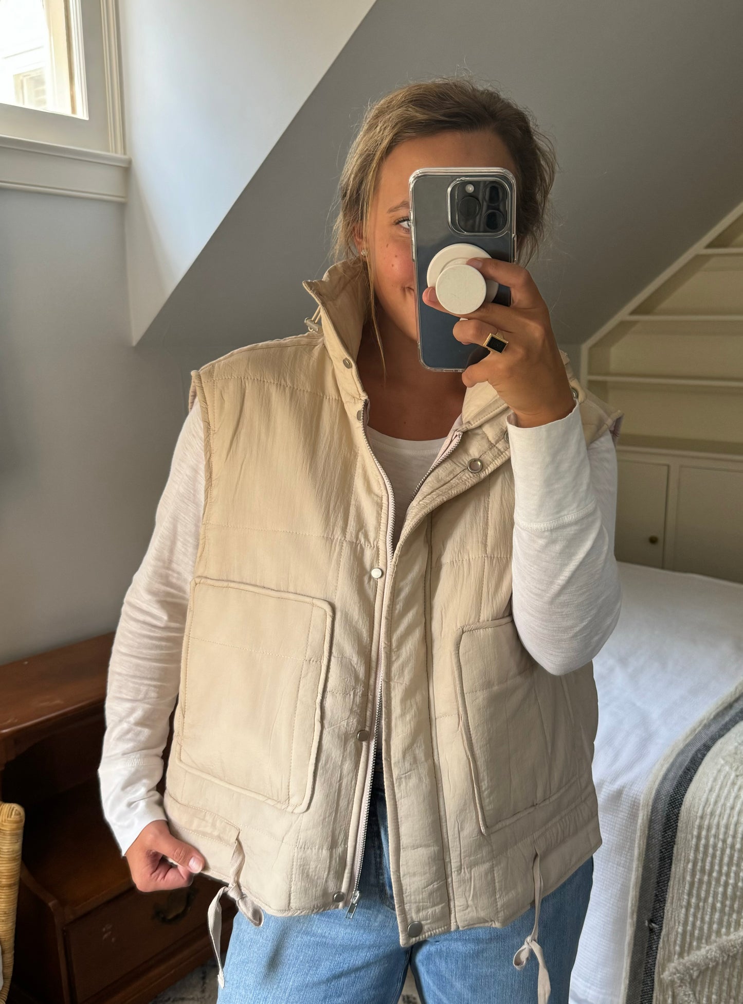 Lightweight Quilted Vest